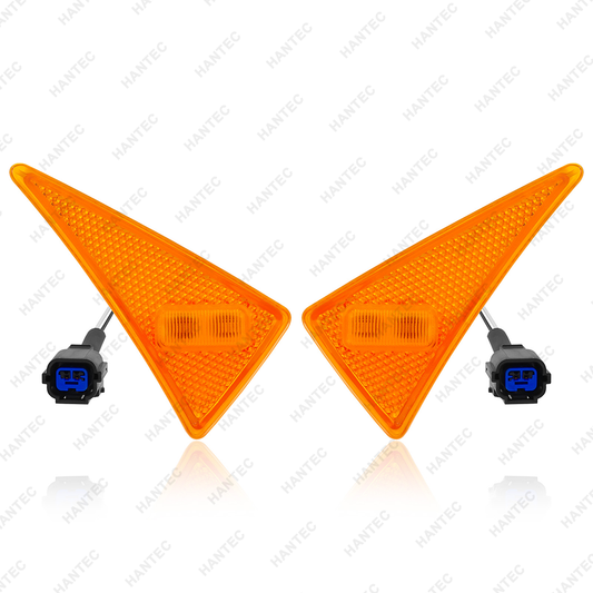 LED Bumper Side Marker Light Assemblies Compatible with Hyundai Sonata 2020-2023, Driver and Passenger