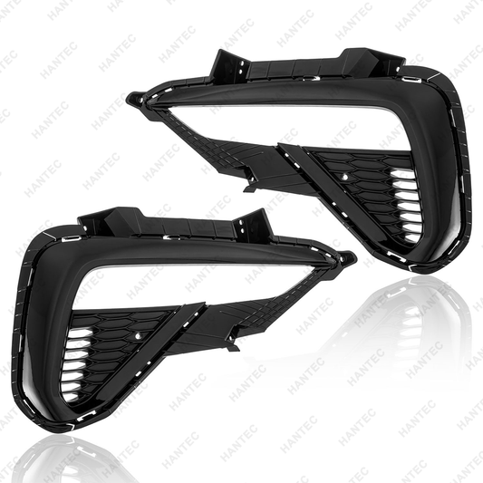 Front Bumper Fog Light Bezel Cover Trim Compatible with 2019 2020 Kia Optima, Driver & Passenger Side
