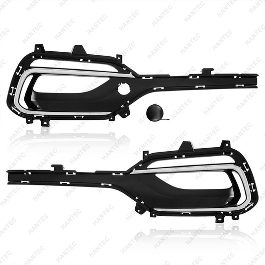 HANTEC Compatible with 17-18 Hyundai Santa Fe Sport Fog Lamp Cover