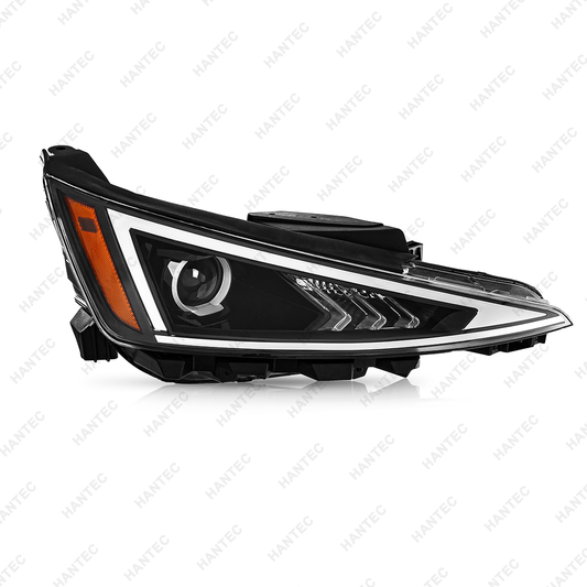 Halogen Headlight Assembly Compatible with 2019 2020 Hyundai Elantra, Passenger Side
