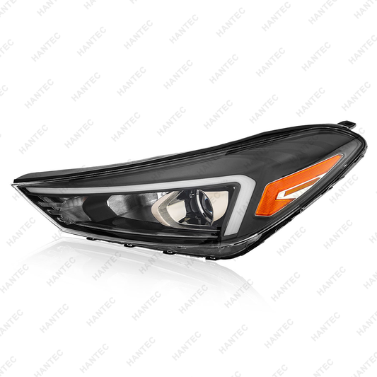 Halogen Headlight Assembly Compatible with 2019-2021 Hyundai Tucson W/O LED DRL, Driver Side