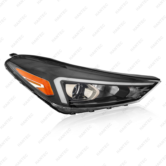 Halogen Headlight Assembly Compatible with 2019-2021 Hyundai Tucson W/O LED DRL, Passenger Side