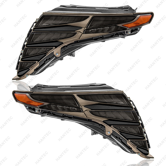 LED Upper Headlight Assembly Compatible with 2022-2024 Hyundai Tucson SE/ SEL/ Limited, Driver & Passenger Side